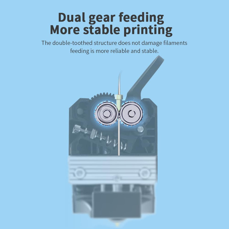 Creality Ender 3 V3 SE Extruder Kit, Original Direct Extrusion Kit Dual Gear Extruder 3.5:1 Gear Ratio Feeding Extrusion Mechanism Kit for Ender 3 S1/Ender 3 S1 Pro/Ender 5 S1/Ender 3 V3 KE 3D Printer
