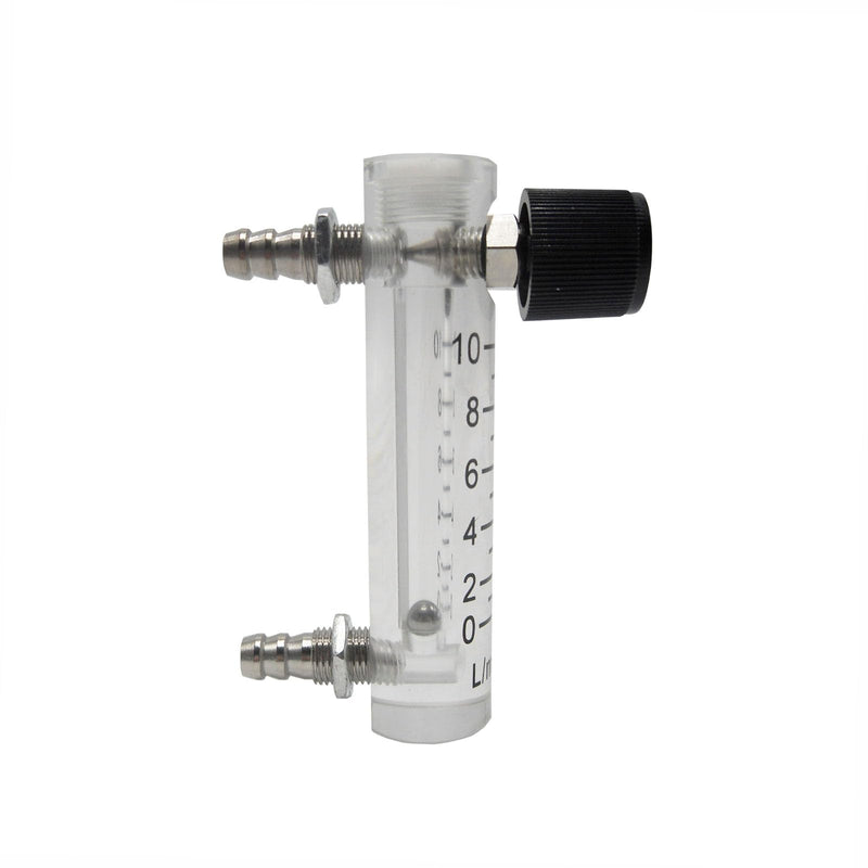 [Australia - AusPower] - Oxygen Flow Meter 0-10LPM Flowmeter for Fluid Filtration System Oxygen Air Flowmeter Gas Regulator Acylic Flow Meter with Control Valve for Oxygen/Air/Gas 