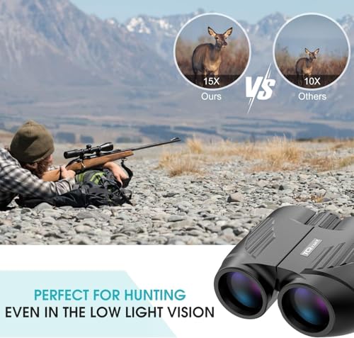 20x25 High Powered Binoculars for Adults,Black Black