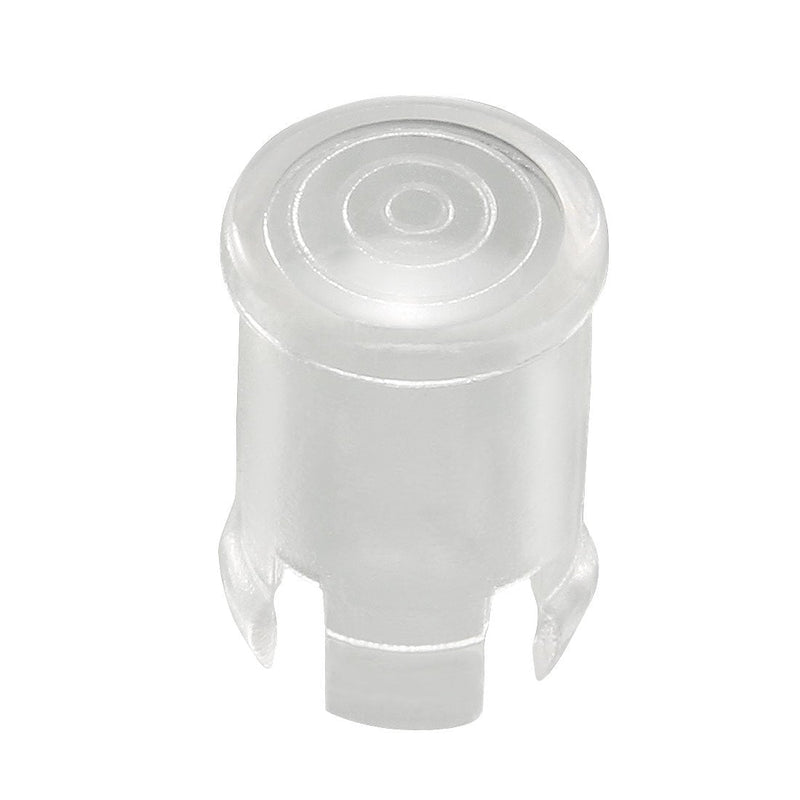 [Australia - AusPower] - uxcell 50Pcs Lamp Socket Light-emitting Diode Holder Clip Bezel Mount 5mm LED Holders Panel Display Plastic Clear 