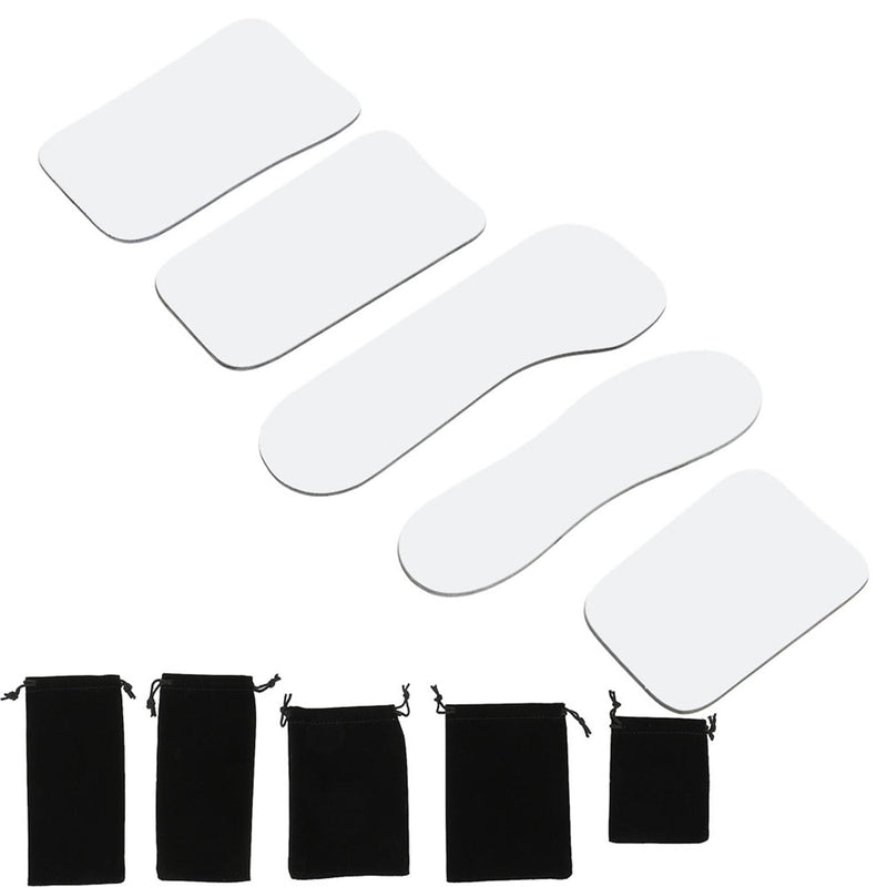 Pack of 5 dental mirrors, mouth mirrors, intraoral mirror, orthodontic glass for clinical dentists