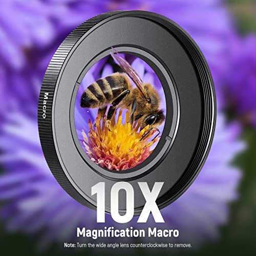 NEEWER 40.5mm HD Wide Angle Lens Compatible with Sony ZV-1F ZV-E10 A5000 for ZV-E10 (Black)