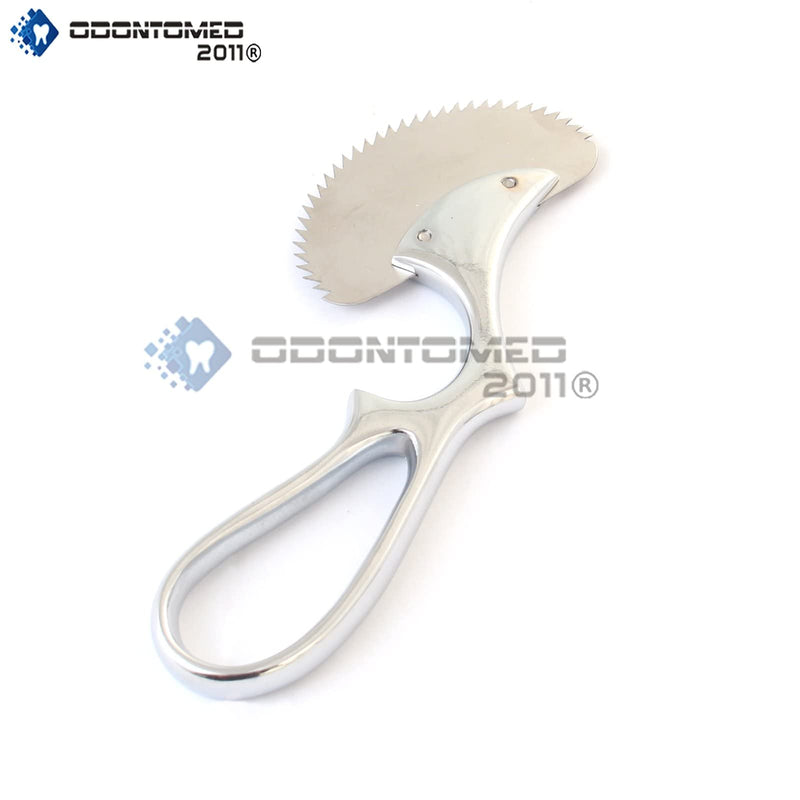 [Australia - AusPower] - OdontoMed2011 Bone Saw Angled Stainless Steel 