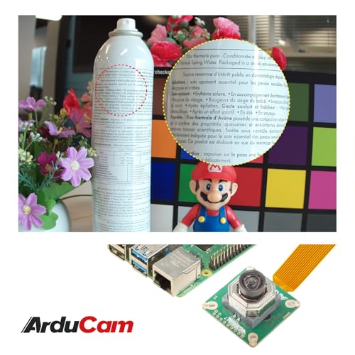 Arducam for Raspberry Pi HQ Camera with Motorized Focus Lens, 12.3MP IMX477 Camera Module with M12 Lens for Raspberry Pi 5, 4 Model B, Pi 3/3B+, and Pi Zero 2W