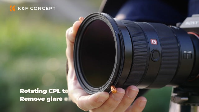 K&F CONCEPT 72mm Variable ND2-32 & CPL Polarizing Effect in 1 Lens Filter