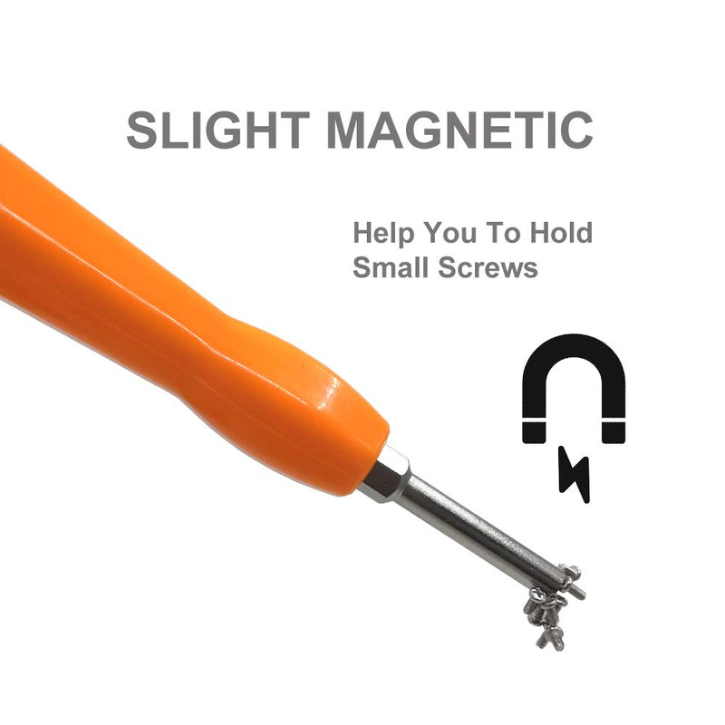 [Australia - AusPower] - Gamebit Screwdriver, EMiEN 4.5mm 3.8mm Gamebit Screwdriver,Double-End Bit Security Gamebit Screwdriver Kit For Opening NES,SNES,N64,GameBoy,GameCube,Virtual Boy,Sega,Nintendo Consoles,Game Cartridges 