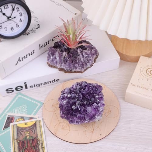 Natural Amethyst Crystal Geode Raw Amethyst Crystal Cluster 0.88-1.1 lb(400-500g)