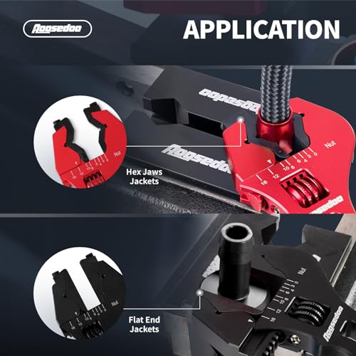 AOOSEDOO red adjustable AN fitting wrench for anti-scratch 3AN-16AN fittings
