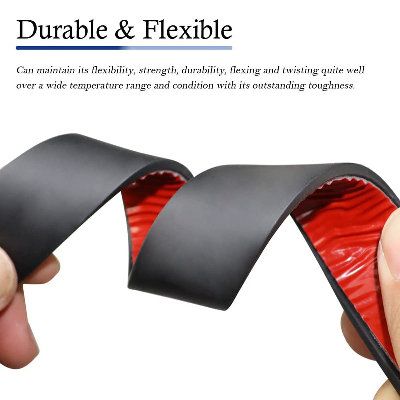 Neoprene Rubber Strips Self Adhesive Solid Rubber Sheets, Rolls & Strips for DIY Gaskets Crafts Pads Seals Warehouse Flooring Neoprene Sheet with Adhesive Backing (1" Wide x 1/5" Thick x 10' Long) 1” Wide x 1/5" Thick x 10' Long