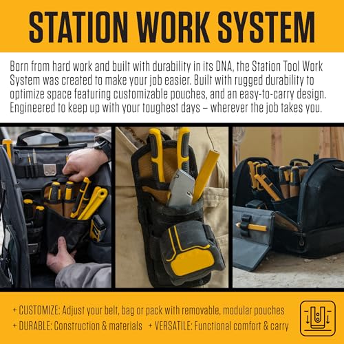 Carhartt Station Tool Pouches, durable organizer compatible with large Station Tool Bags