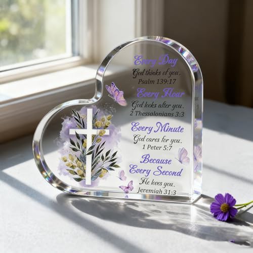 Religious Gifts for Women Acrylic Christian Bible Verses Decor