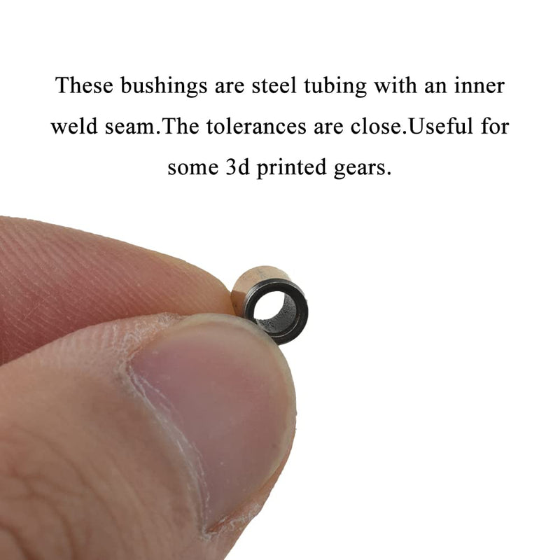 [Australia - AusPower] - Sleeve Bushing Bearing 3mm Bore x 5mm OD x 5mm Length Bronze No Oil Good Friction No Rattle Tight Secure Welded Seam Close Tolerances for Shock Eyelets Exhaust Header Bolts 3D Printed 10Pcs 3x5x5mm(Bronze)-10pcs 10 