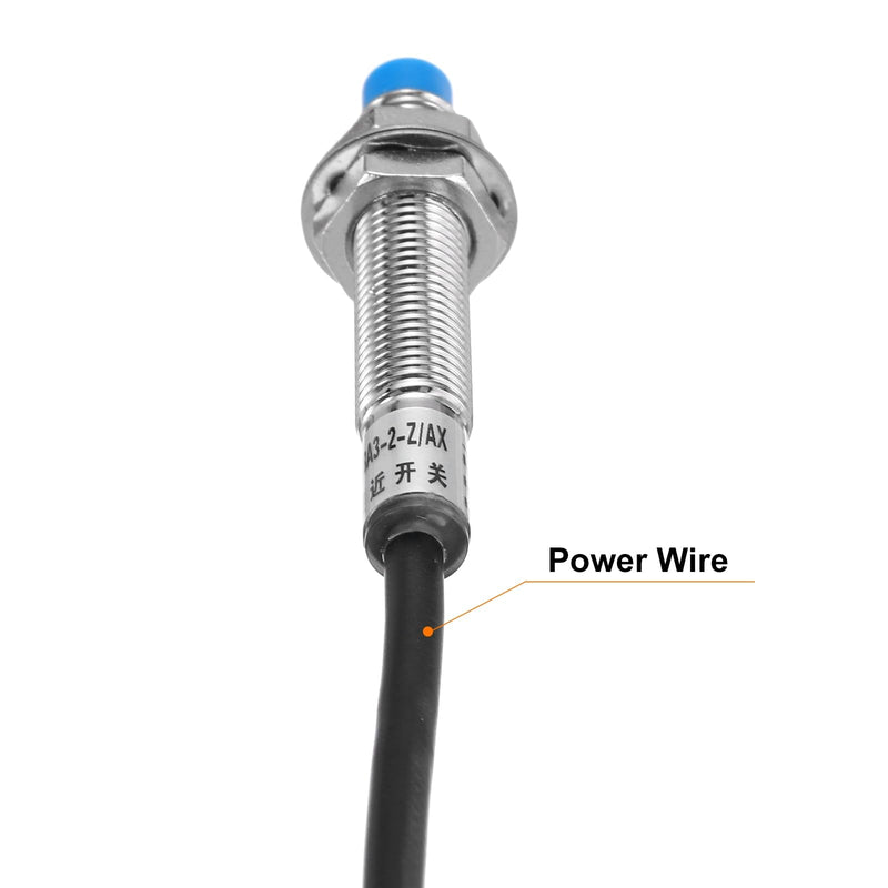 [Australia - AusPower] - MECCANIXITY M8 Approach Sensor Inductive Proximity Sensor Switch NC Normally Close NPN 2mm Detection Distance, DC 6-36V LJ8A3-2-Z/AX, 3.9ft, 5Pcs 5 