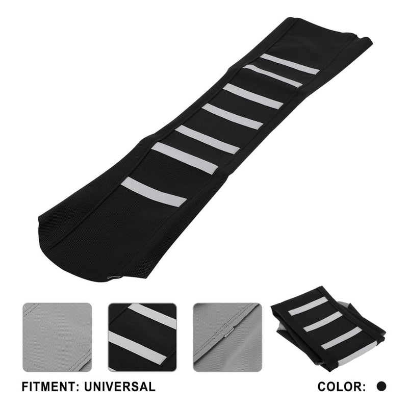 Dirt Bike Seat Cover,Universal Motorcycle Grip Cushion Guard for Most Dirtbike Ebike Like CRF CR YZ TTR WR KX KLX EX EXC 50 80 85 110 125 150 250 450-Black Black
