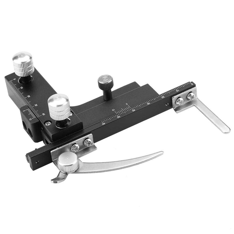 [Australia - AusPower] - Microscope Movable Caliper, High- Movable Ruler Mechanical Stage X-Y Uses on Microscope to Move The 