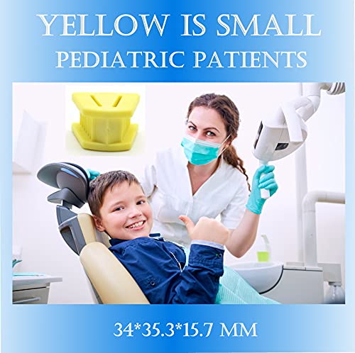 [Australia - AusPower] - Autoclave Mouth Props Dental Silicone Bite Blocks, Bag of 6 (Small (Yellow)) Small (Yellow) 