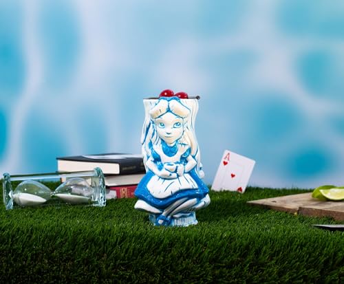 Geeki Tikis Disney Alice In Wonderland Alice Ceramic Mug | Party Cocktail Tumbler For Liquor and Beverages | Holds 20 Ounces