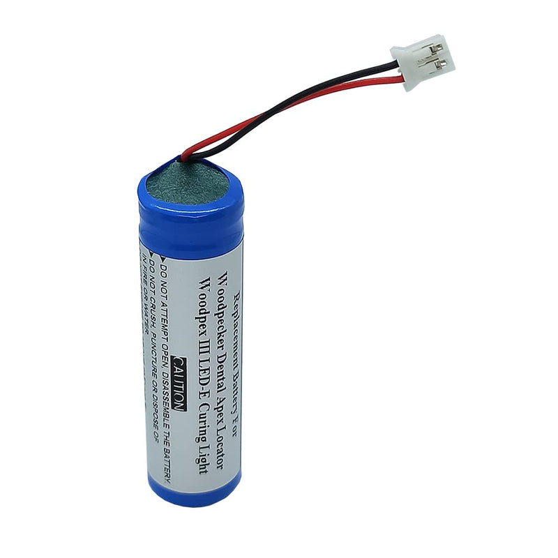 800mAh 3.7V Replacement Battery for Woodpecke r Dental Apex Locator Woodpe x III LED-E Curing Light, E-1115