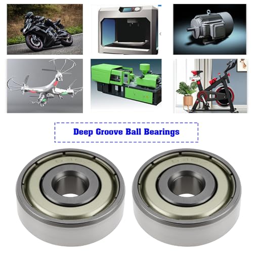 20pcs 636ZZ Deep Groove Ball Bearings 6x22x7mm Steel with Double Metal Seal