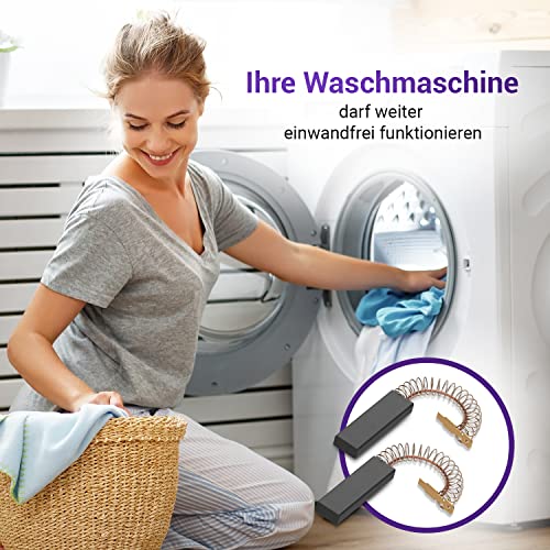 Viоks.pro 2x Carbon Brushes Washing Machine Replacement for Bosch 00154740 Carbon Brushes | Motor Carbon Brushes for Siemens Washing Machines 2 pieces like 00154740