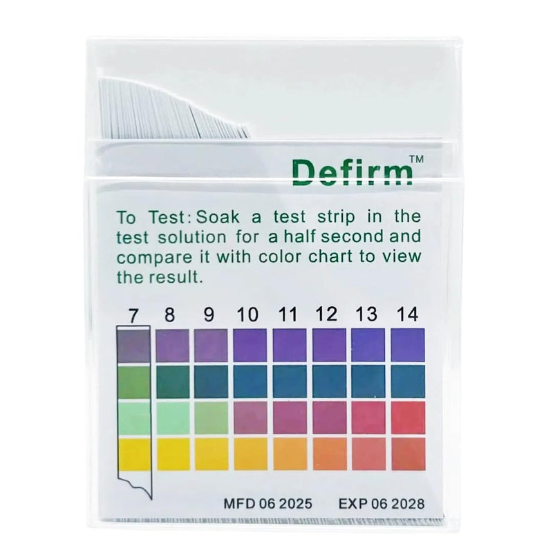 [Australia - AusPower] - pH Test Strips Paper Universal Wide Range, pH 0-14 Acid Alkaline Litmus Test Strips Paper, Home Usage Water Swimming Pool Cosmetic Scientific School Lab Student Study pH Test 