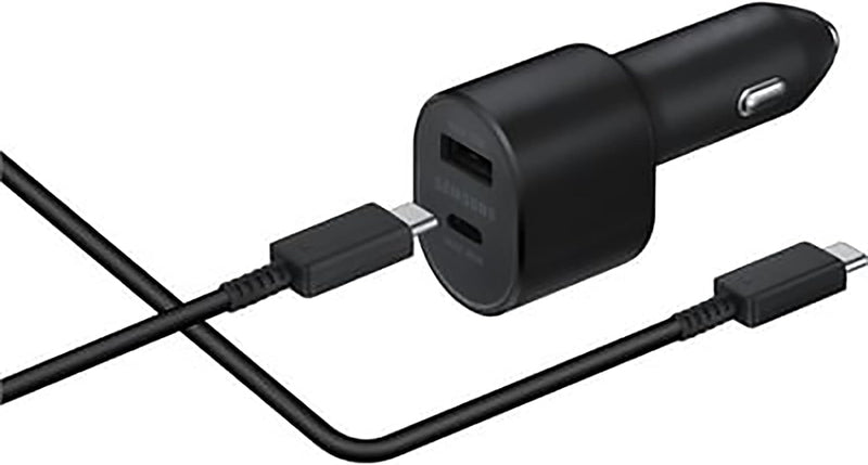 [Australia - AusPower] - SAMSUNG Super Fast Dual Car Charger Usb (45W+15W) Two Ports EP-L5300 Black 