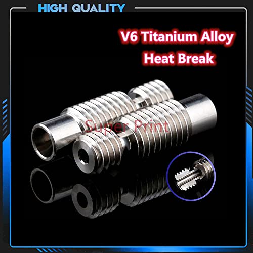 V6 Hotend 24V 40W Remote Bowen Print J-Head Hotend Titanium Alloy HeatBreak Cooling Fan Bracket for Titan Dual Driver Extruder.(24V Brass Nozzle Kit)