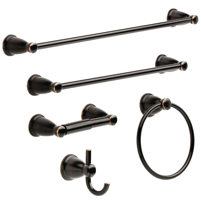 Franklin Brass Kinla Towel Hook, Oil Rubbed Bronze, Bathroom Accessories, KIN35-ORB-1 (Pack of 2) 1 (Pack of 2)