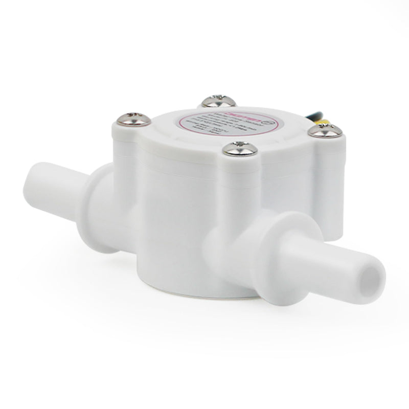 [Australia - AusPower] - DIGITEN FL-308D 3/8 Inch Water Flow Sensor, Food Grade POM Flow Hall Sensor 0.3-10L/Min Flow Meter Without Thread for Beverage Drinks 