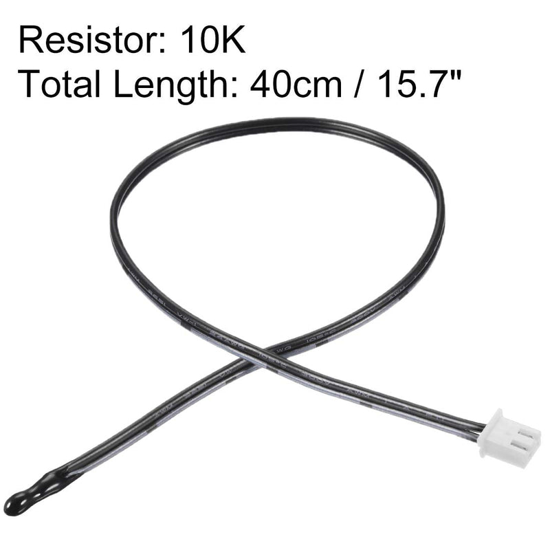 [Australia - AusPower] - uxcell 2 Pcs 10K NTC Thermistor Probe 15.7 Inch Epoxy Sensitive Temperature Temp Sensor for Air Conditioner 