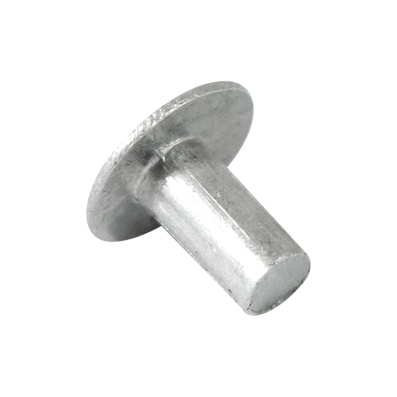 [Australia - AusPower] - 3/16" Diameter X 3/8" Length Brazier Head Solid Aluminum Rivets, Fix Leaky Solid Rivet 0.19" Diameter 0.375" Length, Aluminum Boat Rivets, Modified Brazier, Round/Dome Head Rivet, 100-Pack 