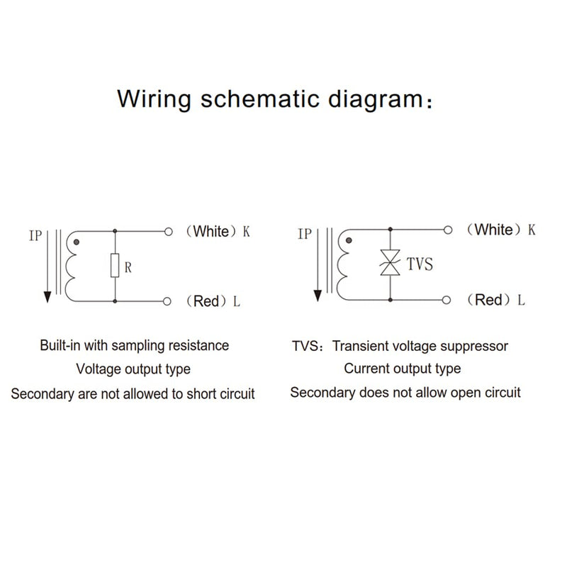 [Australia - AusPower] - 4PCS SCT-013-020 20A Non-invasive Split Core Current Transformer Sensor SCT013 (20A 1V) 20A 1V 