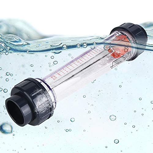 Liquid Flow Meter 0.6-6 m³/h High Precision ABS Pipe Flow Meter Inner Diameter 50 mm