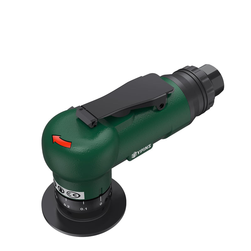 EYPINS Mini Pneumatic Chamfering Tool – 16pcs C&R-angle Blades Straight 45° Arc Beveling,Metal Air Chamfer 30000 RPM,Edge Deburring for Copper,Aluminum,Steel,Wood,Acrylic,1/4" Inlet,Precision,Quieter Green