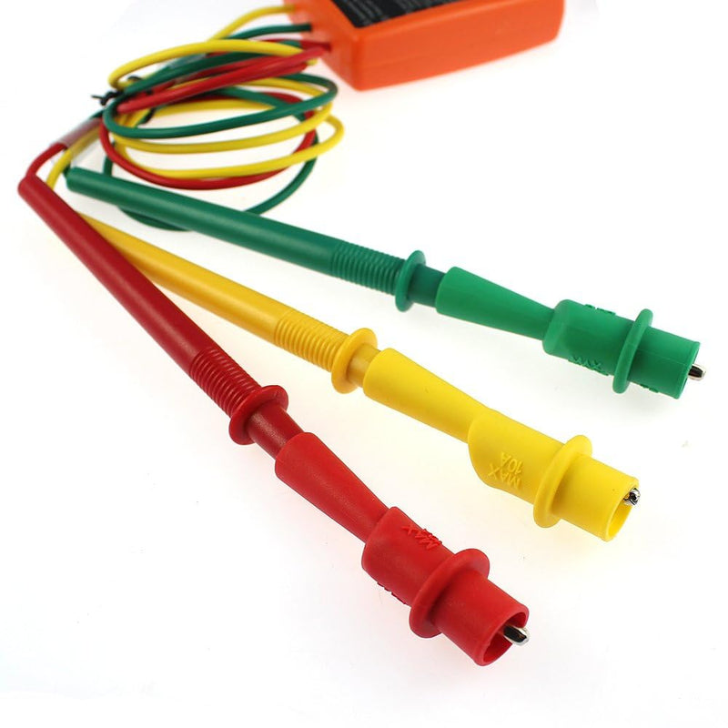 [Australia - AusPower] - SM852B 3 Phase Sequence Rotation Tester LED Indicator Detector Checker Meter 