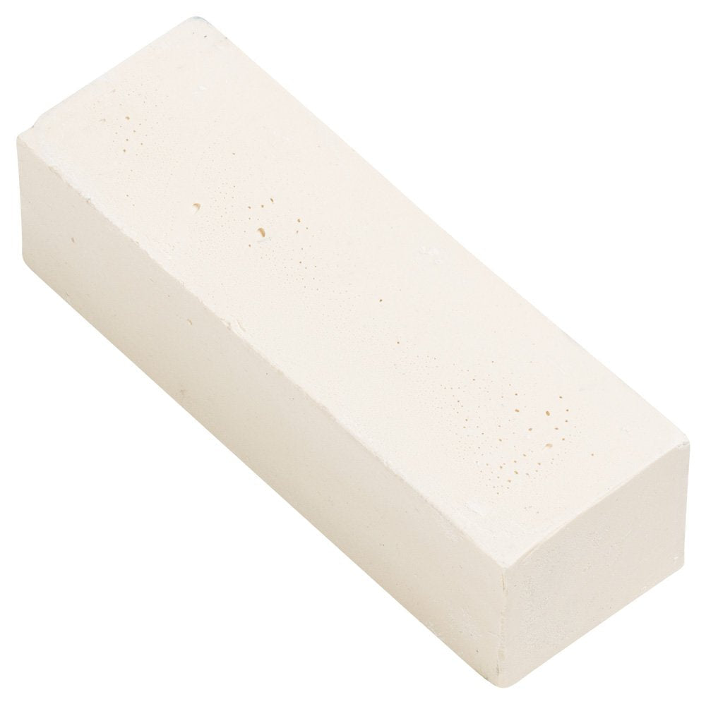 PFERD Polishing Paste Bar, Small, 1 Pc. PLAST 3-1/2" x 1-1/4 x 1 Beige 48769 - for High-Gloss Polishing of Plastic with a SOft Cloth (TW) and Buffing with a Flannel (FL)