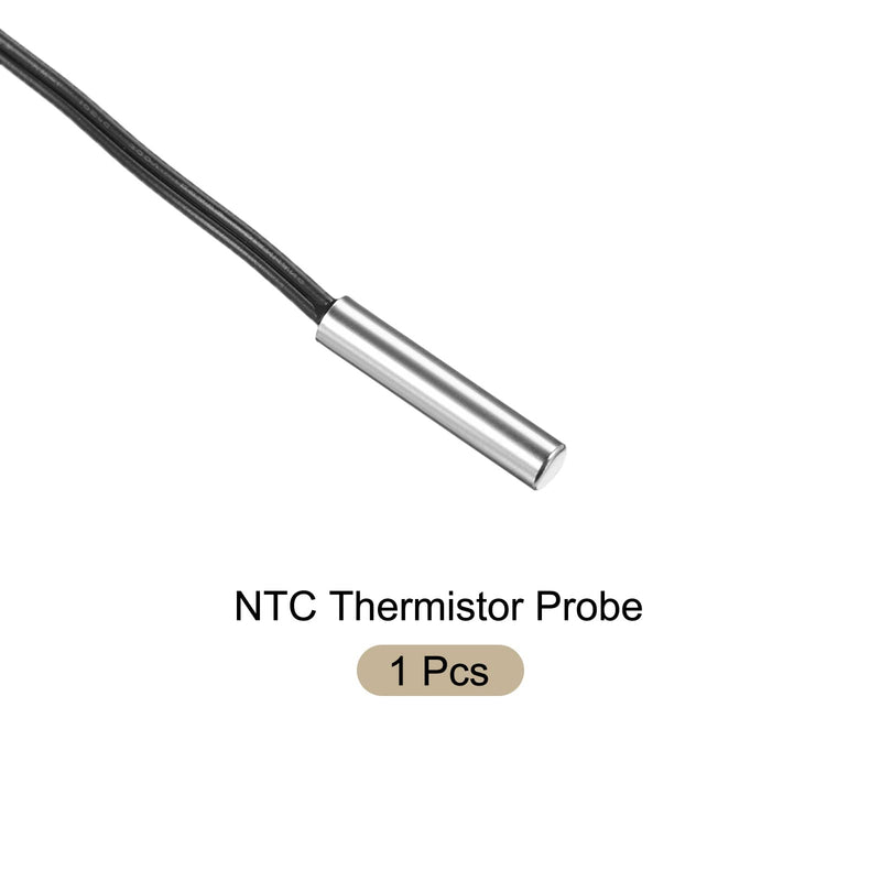 [Australia - AusPower] - NTC Thermistor Probe 10K 8" Waterproof Stainless Steel Temp Sensor Probe, [for Digital Temperature Transmitter] 