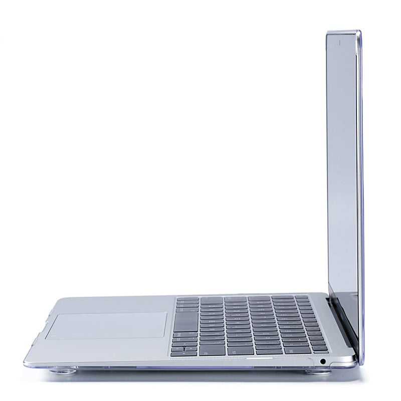 [Australia - AusPower] - Ruban case for MacBook Air 13 Inch A2337 (M1) / A2179 / A1932 (2021 2020 2019 2018 Release) - Snap On Hard Shell Case Cover for MacBook Air 13 Retina Display with Touch ID, (Crystal Clear) Crystal Clear 