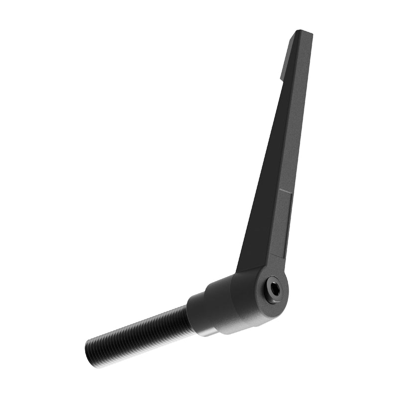 [Australia - AusPower] - 5PCS Clamping Lever Handles, M8 x 60mm Male Thread, Adjustable Quick Release Locking Rotating Screw Bolt Stud Knobs Apply for Lathe Machinery, Black M8 x 60mm 5Pcs 