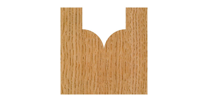 Whiteside Router Bits 1570 Point Cutting Round Over Bit with 3/16-Inch Radius 3/8-Inch Cutting Diameter and 3/8-Inch Cutting Length