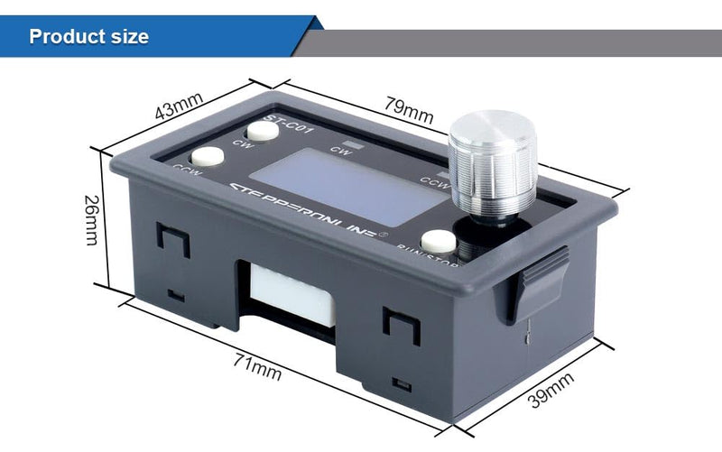 [Australia - AusPower] - STEPPERONLINE Stepper Regulator 5-30 VDC for Single Axis Stepper Motor 
