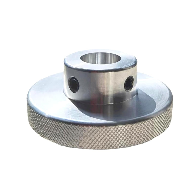[Australia - AusPower] - CHANCS Aluminium Alloy Machine Tool Handwheels 60mm OD 8mm Bore Knurled Oxidised Handles Knobs for Sliding Table 60-8 