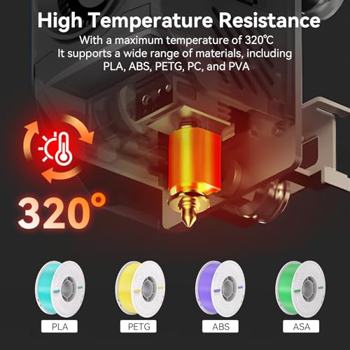 Kobra 3 Max Hotend Upgrade,All-Metal Extruder Replacement+0.4/0.6/0.8mm