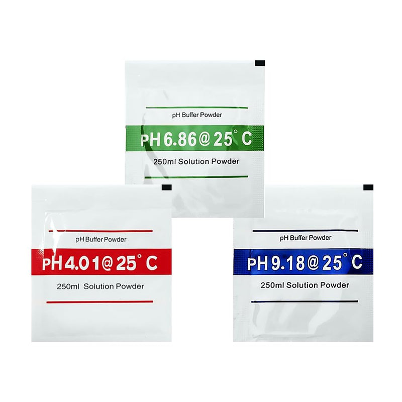 [Australia - AusPower] - 7 in 1 Water Quality Tester Pen-Type TDS ORP Meter PH Tester and pH Powder Calibration Solution pH4.01, pH7.00, & pH10.01 