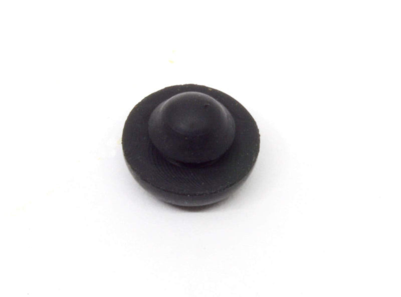 [Australia - AusPower] - Black SBR Rubber Push in Ridged Bumper - Bumper Diameter - 1/2", Bumper Height - 5/32", Fits Hole Size - 1/4" 6 