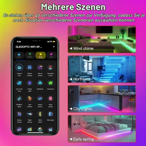 GLEDOPTO Tuya SPI Pixel Controller RGBCCT RGBW RGB WiFi ZigBee LED Controller Dynamic Light Music Synchronisation Compatible with Smart Life Google Assistant Alexa Yandex (206W WiFi SPI) 206W WiFi SPI