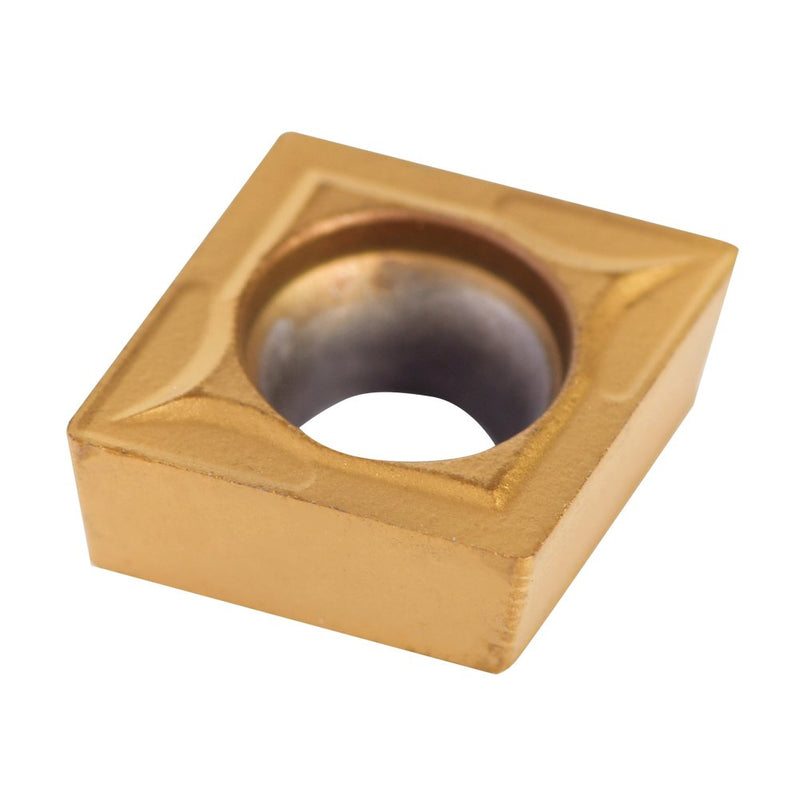 [Australia - AusPower] - ASHATA CNC Carbide Inserts, 10pcs CNC Carbide Tips CNC Rotary Plates Knife Cutter Rotary Tool With Box (CCMT09t304 CCMT32.5) 