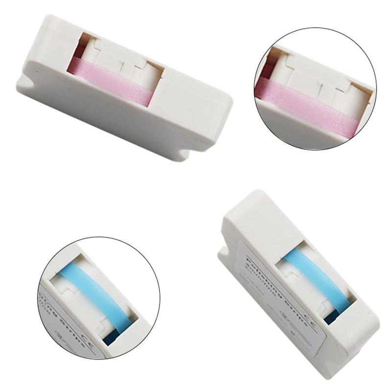 [Australia - AusPower] - Dental Polishing Strips Tooth File Teeth Whitening Oral Care 4mm x 6m Tooth Sandpaper Abrasive Finishing Strip Oral Care Cleaning Tool 2 Roll 2 Grint（Blue Fine+Pink Coarse） 