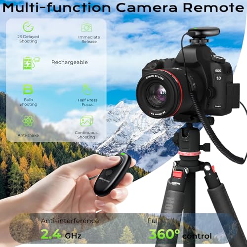 Hanpusen Rechargeable Camera Remote Shutter Release for Fujifilm