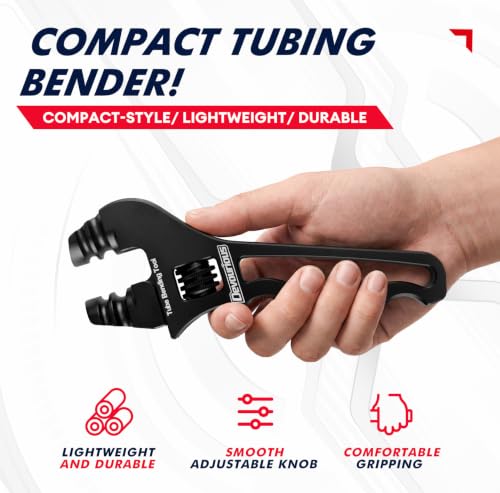 DEVOURIOUS tubing bender set for 3/16, 1/4, 5/16, and 3/8 inch tubing bending